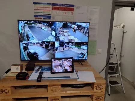 Caméra Hikvision Global Palettes Service Loon Plage écran Aurtech.fr